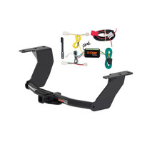 17 - 23 Subaru Impreza Sedan Curt 1-1/4", Class 1 Trailer Tow Hitch + 4-flat Wiring Kit 11466