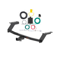 19 - 24 Mazda 3 Hatchback Curt 1-1/4", Class 1 Trailer Tow Hitch + 4-flat Wiring Kit 11633