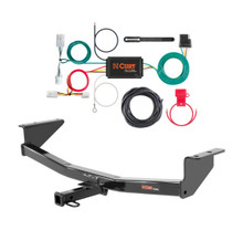 2008 - 2020 Nissan Rogue Excluding Krom Curt 1-1/4", Class 2 Trailer Tow Hitch + 4-flat Wiring Kit 12122