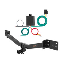 2012 - 2017 Lexus LS460 Curt 1-1/4", Class 2 Trailer Tow Hitch + 4-flat Wiring Kit 12114