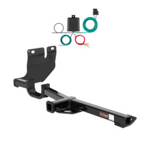 2013 Nissan Versa Hatchback Curt 1-1/4", Class 1 Trailer Tow Hitch + 4-flat Wiring Kit 11348