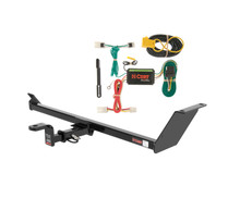 11 - 14 Mitsubishi Lancer Sedan, excluding Ralliart and fore to aft mufflers Curt 1-1/4", Class 1 Trailer Tow Hitch + 4-flat Wiring Kit 11479