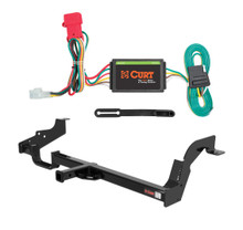 1996 - 1999 Subaru Legacy Wagon Curt 1-1/4", Class 2 Trailer Tow Hitch + 4-flat Wiring Kit 12270