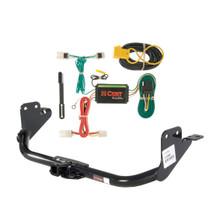 2011 - 2019 Mitsubishi Outlander Sport Curt 1-1/4", Class 2 Trailer Tow Hitch + 4-flat Wiring Kit 12048