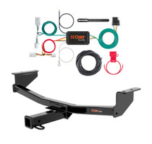 2008 - 2020 Nissan Rogue Excluding Krom Curt 2", Class 3 Trailer Tow Hitch + 4-flat Wiring Kit 13204