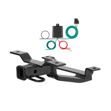 83 - 92 Mazda 626 Sedan Curt 1-1/4", Class 1 Trailer Tow Hitch + 4-flat Wiring Kit 11239