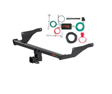 17 - 21 Mazda CX-5 Excluding diesel Curt 2", Class 3 Trailer Tow Hitch + 4-flat Wiring Kit 13315