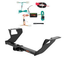 2015 - 2021 Subaru WRX STI Curt 1-1/4", Class 1 Trailer Tow Hitch + 4-flat Wiring Kit 11408