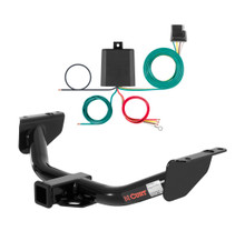 2009 Mazda B2300 2001 - 2005 models are no drill Curt 2", Class 3 Trailer Tow Hitch + 4-flat Wiring Kit 13138
