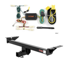 2007 - 2012 Mazda CX-7 Curt 2", Class 3 Trailer Tow Hitch + 4-flat Wiring Kit 13593-1