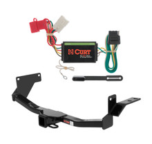 2004 - 2005 Mitsubishi Endeavor Curt 2", Class 3 Trailer Tow Hitch + 4-flat Wiring Kit 13569