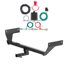 2021 - 2026 Nissan Rogue Curt 1-1/4", Class 2 Trailer Tow Hitch + 4-flat Wiring Kit 12202