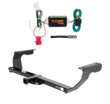 2010 - 2011 Subaru Impreza Outback Sport Excluding Canadian built models Curt 1-1/4", Class 1 Trailer Tow Hitch + 4-flat Wiring Kit 11315