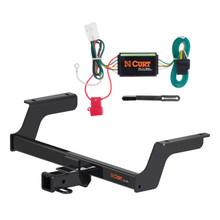 18 - 24 Subaru Crosstrek Excluding hybrid Curt 2", Class 3 Trailer Tow Hitch + 4-flat Wiring Kit 13382
