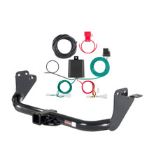 2020 - 2026 Mitsubishi Outlander Sport Curt 2", Class 3 Trailer Tow Hitch + 4-flat Wiring Kit 13079