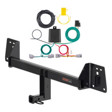 18 - 22 Toyota C-HR Curt 1-1/4", Class 1 Trailer Tow Hitch + 4-flat Wiring Kit 11567