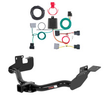 2005 - 2006 Mazda Tribute Without factory 1-1/4" receiver hitch Curt 2", Class 3 Trailer Tow Hitch + 4-flat Wiring Kit 13650