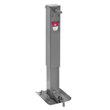 Bulldog HD Square Trailer Jack, 12,000 lbs. Support Capacity, Side Wind, 12-1/2 in. Travel, No Handle BD182400