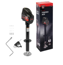 Bulldog Powered Trailer Jack, A-Frame, 4,000 lbs. Lift Capacity, Bolt-On, 22 in. Travel BD500199