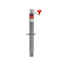 Bulldog Round Trailer Jack, A-Frame, 5,000 lbs. Lift Capacity, Top Wind, Bolt-On, 15 in. Travel BD1750290317