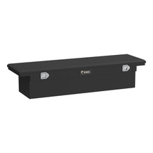 UWS Matte Black Aluminum 69" Truck Tool Box with Low Profile TBS-69-LP-MB