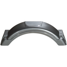 Fulton 12 in. Top & Side Step Black Trailer Fender FL008561