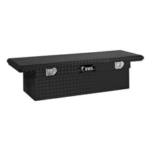 UWS Gloss Black Aluminum 54" Truck Tool Box with Low Profile TBS-54-LP-BLK