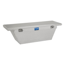 UWS Bright Aluminum 63" Deep Angled Truck Tool Box, Low Profile TBSD-63A-LP