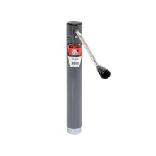 Bulldog Round Trailer Jack, No Mount, 2,000 lbs. Lift Capacity, Side Wind, Weld-On, 10 in. Travel