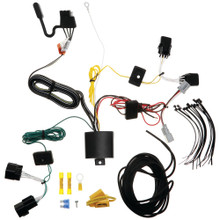 Tekonsha T-One T-Connector Custom Harness, 4-Way Flat, w/Circuit Protected ModuLite HD Module 118855