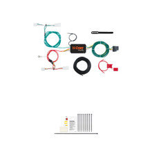 CURT Custom Wiring Harness, 4-Way Flat Output, Select Lexus NX200t, NX300h Trailer Connector Kit