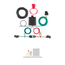 CURT Custom Wiring Harness, 4-Way Flat Output, Select Honda Accord Trailer Connector Kit