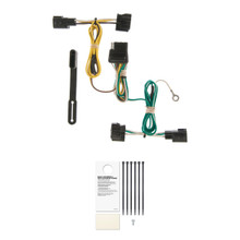 CURT Custom Wiring Harness, 4-Way Flat Output, Select Jeep Wrangler TJ Trailer Connector Kit