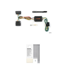 CURT Custom Wiring, 4-Way Flat, Select GMC Canyon, Chevrolet Colorado, Isuzu I-Series Trailer Connector Kit