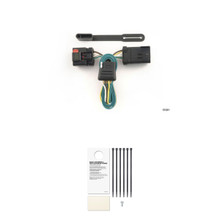 CURT Custom Wiring, 4-Flat, Select Chrysler, Dodge, Jeep, Mitsubishi with Tow Package Trailer Connector Kit
