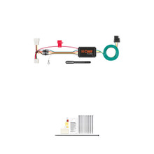 CURT Custom Wiring Harness, 4-Way Flat Output, Select Honda CR-V Trailer Connector Kit