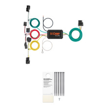 CURT Custom Wiring Harness, 4-Way Flat Output, Select Kia Forte Trailer Connector Kit