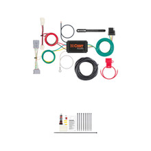 CURT Custom Wiring Harness, 4-Way Flat Output, Select Toyota Prius Prime Trailer Connector Kit