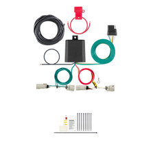 CURT Custom Wiring Harness, 4-Way Flat Output, Select Ford Bronco Trailer Connector Kit