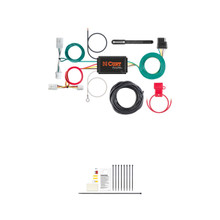 CURT Custom Wiring, 4-Way Flat, Select Infiniti G25, G35, G37, Q60, Nissan Rogue Trailer Connector Kit