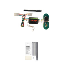 CURT Custom Wiring Harness, 4-Way Flat Output, Select Jeep Cherokee, Including Sport Trailer Connector Kit