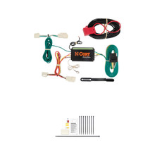 CURT Custom Wiring Harness, 4-Way Flat Output, Select Mitsubishi Outlander Trailer Connector Kit