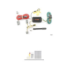 CURT Custom Wiring Harness, 4-Way Flat Output, Select Volvo XC90 Trailer Connector Kit