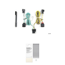 CURT Custom Wiring Harness, 4-Way Flat, Select Dodge Journey without LED Lights Trailer Connector Kit