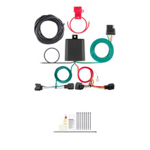 CURT Custom Wiring Harness, 4-Way Flat Output, Select Nissan Rogue Sport Trailer Connector Kit