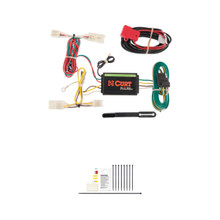 CURT Custom Wiring Harness, 4-Way Flat Output, Select Toyota RAV4 Trailer Connector Kit