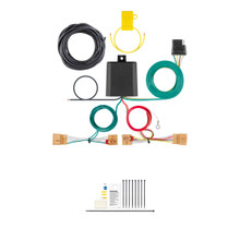 CURT Custom Wiring Harness, 4-Way Flat Output, Select Volkswagen Atlas Trailer Connector Kit