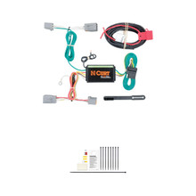 CURT Custom Wiring Harness, 4-Way Flat Output, Select Volvo S60, Cross Country Trailer Connector Kit
