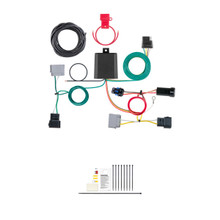 CURT Custom Wiring, 4-Way Flat Output, Select Dodge Journey with LED Taillights Trailer Connector Kit