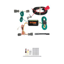 CURT Custom Wiring, 4-Way Flat Output, Select Kia Borrego, Hyundai Santa Fe, Sport Trailer Connector Kit